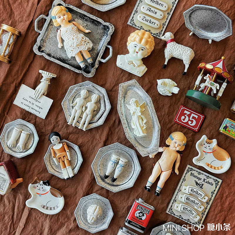 مجموعة دمى مصغرة عتيقة، تماثيل - مراجعة Vintage Collectible And Vintage Dolls وسعره