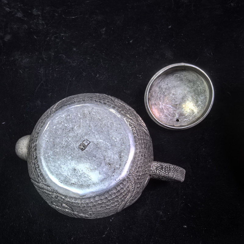 إبريق شاي نحاسي عتيق مطلي بالف - مراجعة Vintage Collectible Market وسعره