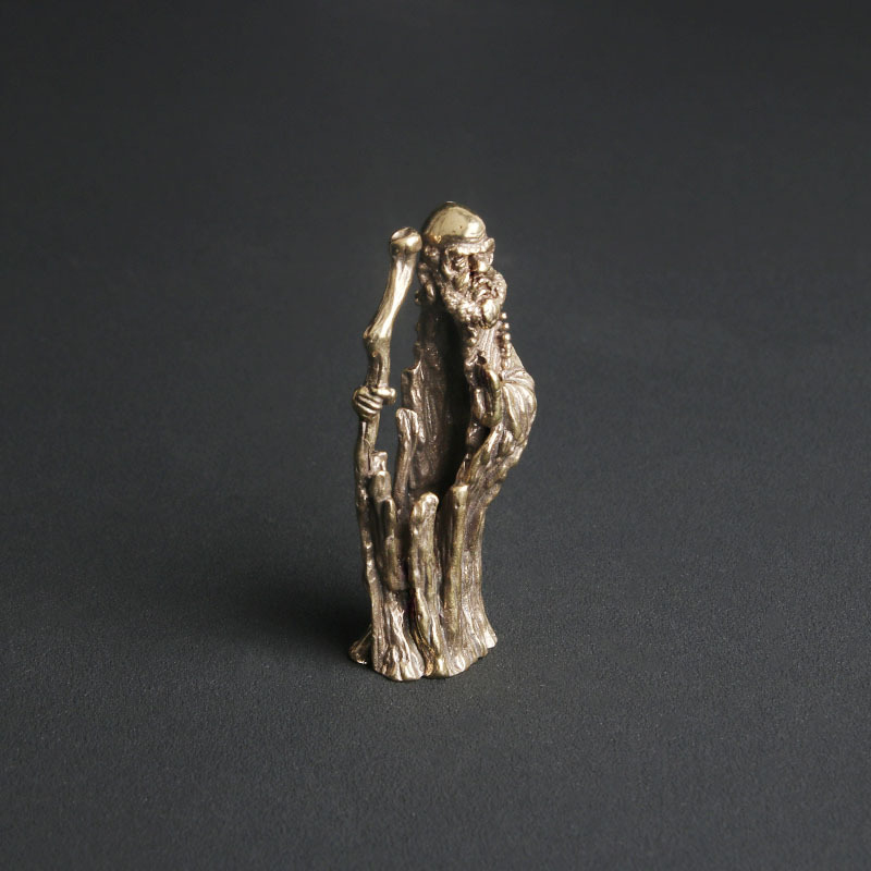 تمثال زن ماستر دارما نحاسي عتي - مراجعة Vintage Collectible Ornaments وسعره