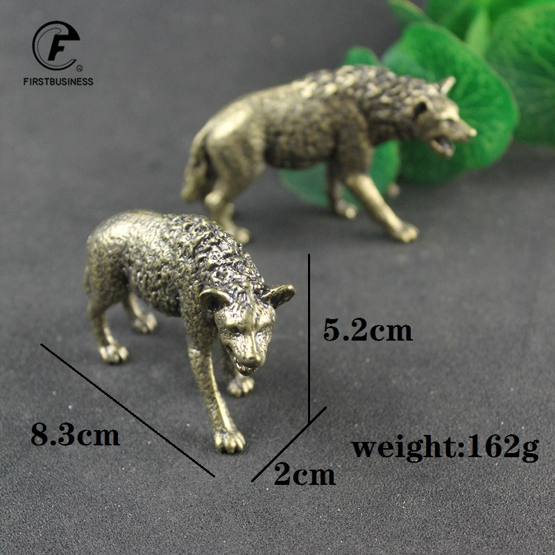 الصلبة النحاس الضبع تمثال مصغر - مراجعة Vintage Collectible Ornaments وسعره