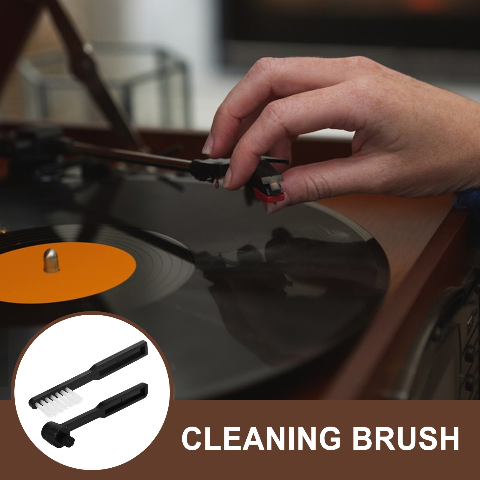 قطعتان من فرشاة تنظيف إبرة مشغ - مراجعة Record Player Needle وسعره
