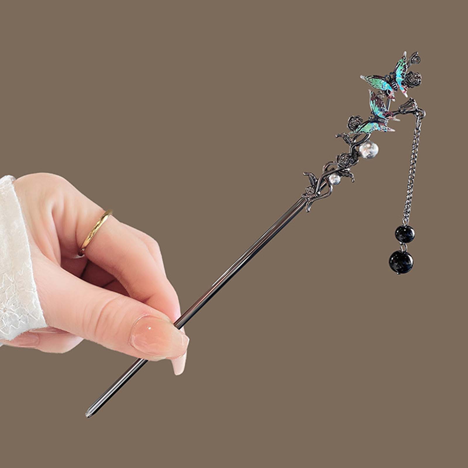 دبابيس شعر معدنية سوداء على ال - مراجعة Vintage Collectible Item وسعره