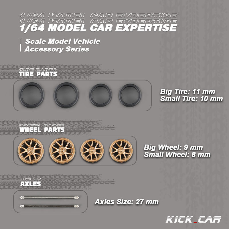 عجلات سيارة موديل 1/64 بقطر 11 - مراجعة Vintage Collectible Model Cars وسعره
