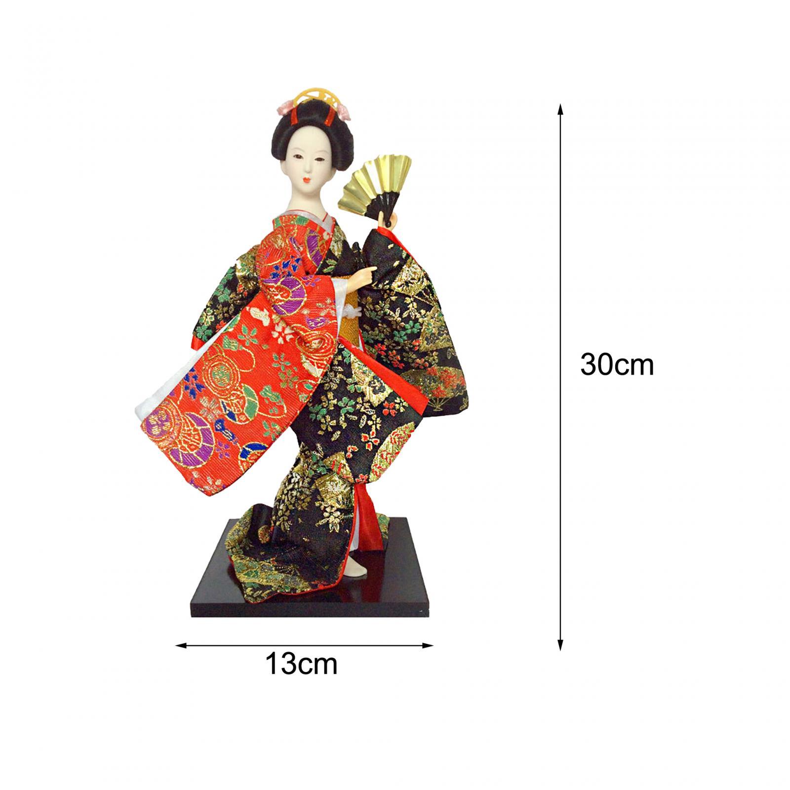 دمى كيمونو يابانية على شكل غيش - مراجعة Vintage Collectible And Vintage Dolls وسعره