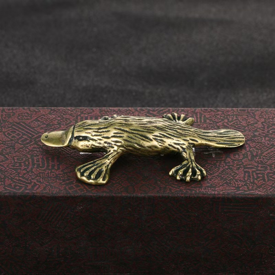 خمر النحاس خلد الماء تمثال منق - مراجعة Vintage Collectible Ornaments وسعره