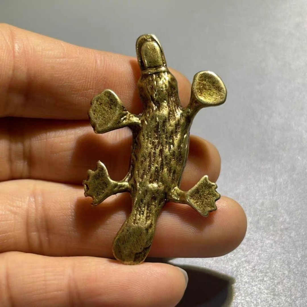 خمر النحاس خلد الماء تمثال منق - مراجعة Vintage Collectible Ornaments وسعره
