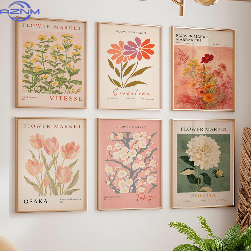 مجموعة من 6 لوحات قماشية مطبوع - مراجعة Vintage Collectible Market وسعره