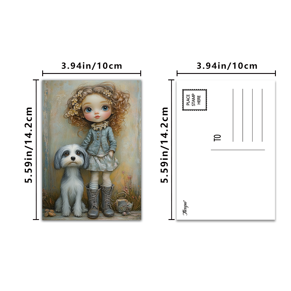 32 قطعة من بطاقات بريدية كلاسي - مراجعة Vintage Collectible And Vintage Dolls وسعره